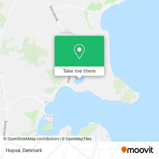 Hopsø map