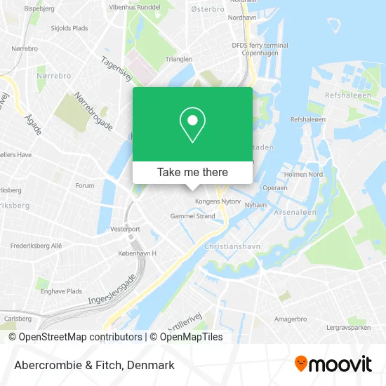 Abercrombie & Fitch map