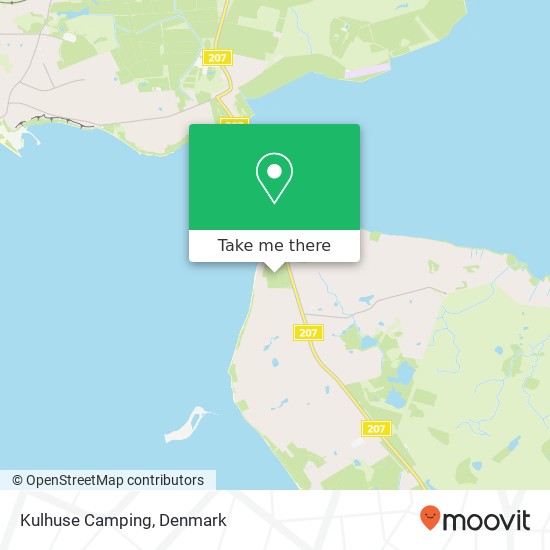 Kulhuse Camping map