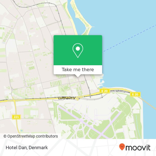 Hotel Dan map
