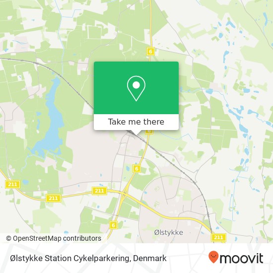 Ølstykke Station Cykelparkering map