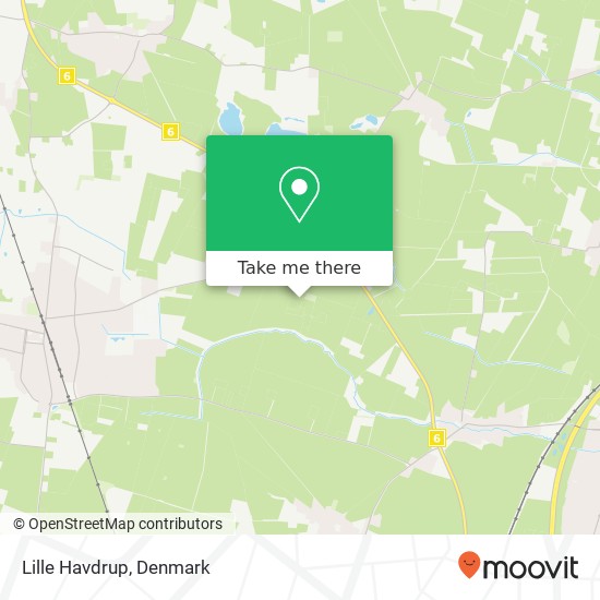 Lille Havdrup map