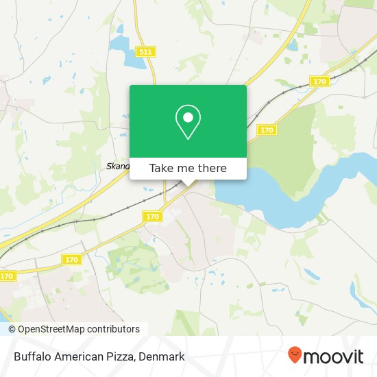 Buffalo American Pizza map