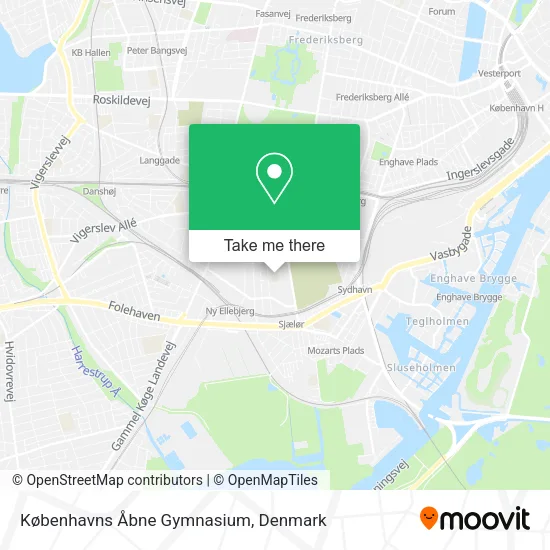 Københavns Åbne Gymnasium map