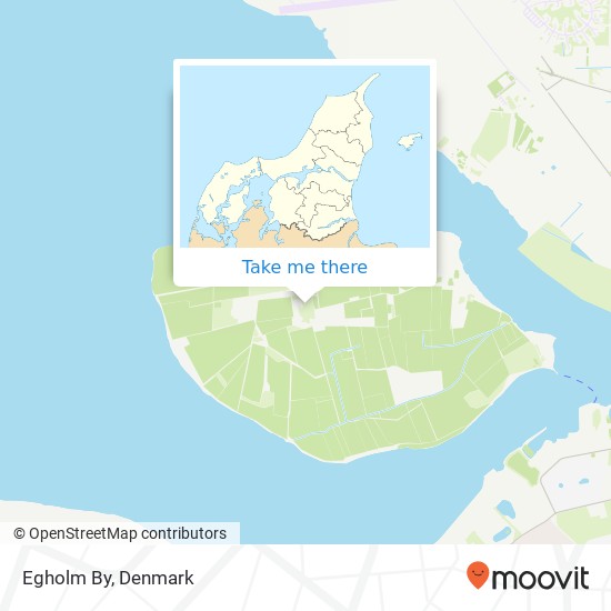 Egholm By map