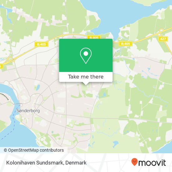 Kolonihaven Sundsmark map