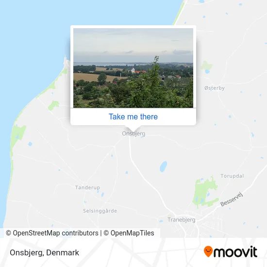 Onsbjerg map