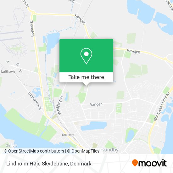 Lindholm Høje Skydebane map