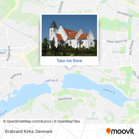 Brabrand Kirke map