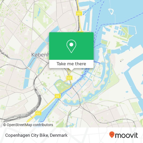 Copenhagen City Bike map