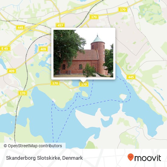 Skanderborg Slotskirke map