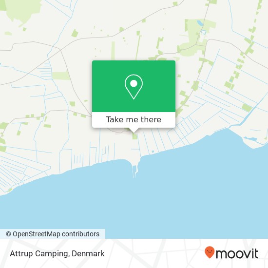 Attrup Camping map