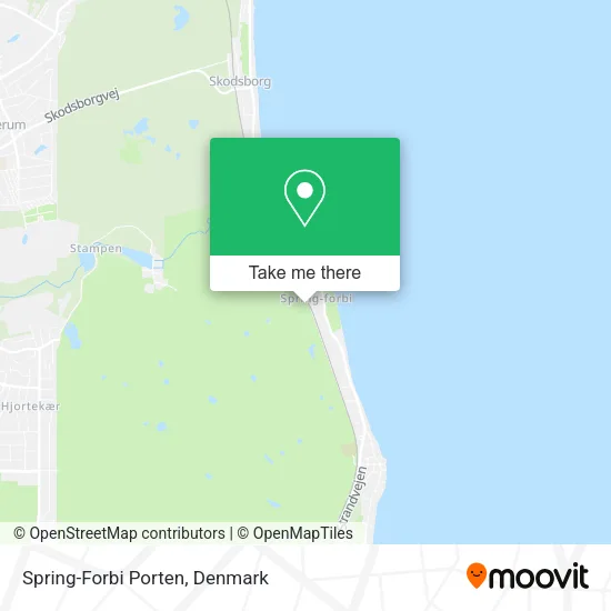 Spring-Forbi Porten map