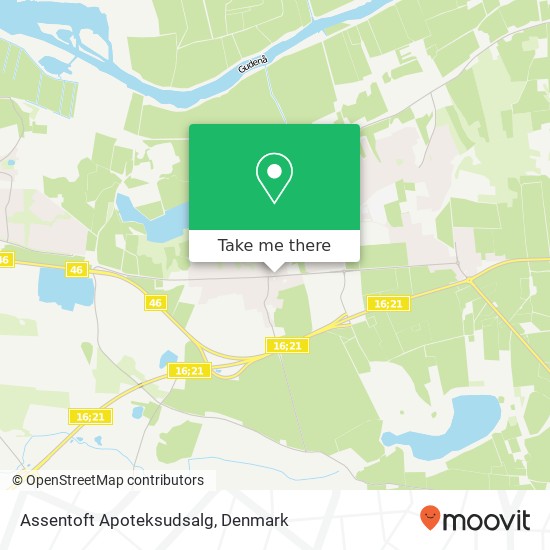 Assentoft Apoteksudsalg map