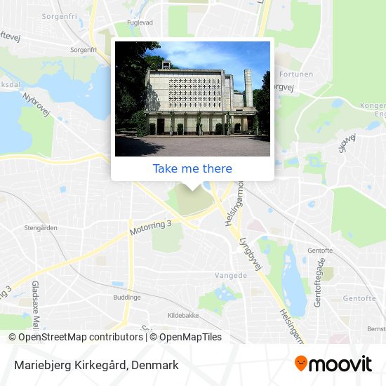 Mariebjerg Kirkegård map