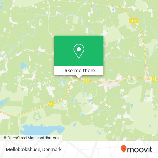 Møllebækshuse map