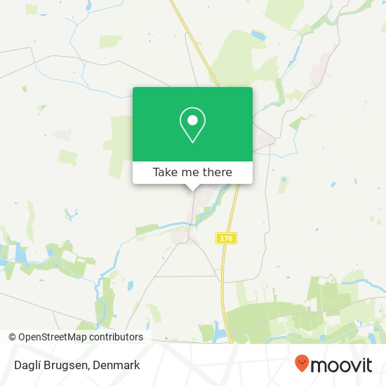 Daglí Brugsen map