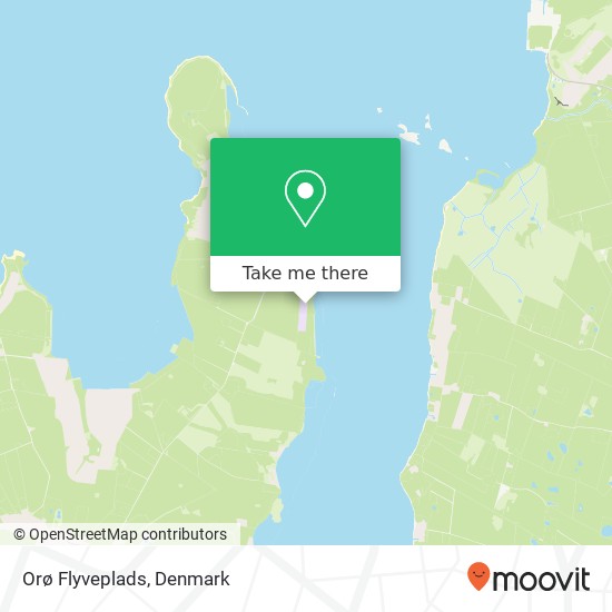 Orø Flyveplads map