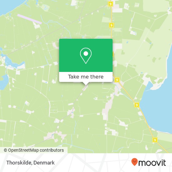 Thorskilde map