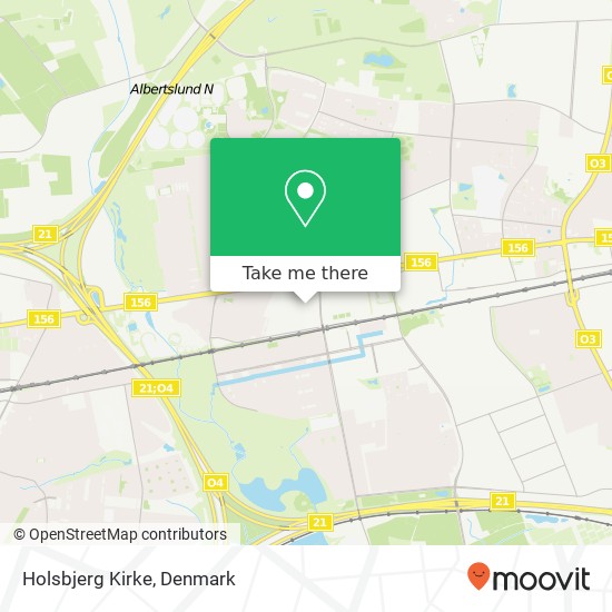 Holsbjerg Kirke map