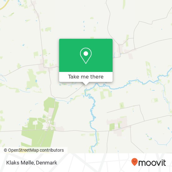 Klaks Mølle map