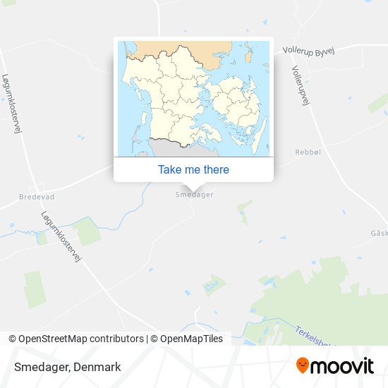Smedager map