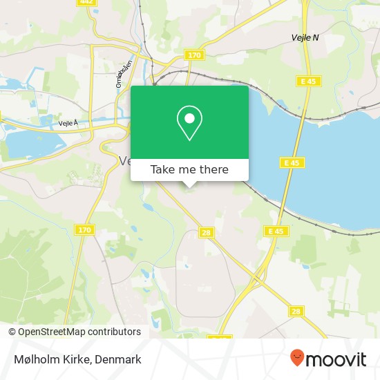 Mølholm Kirke map