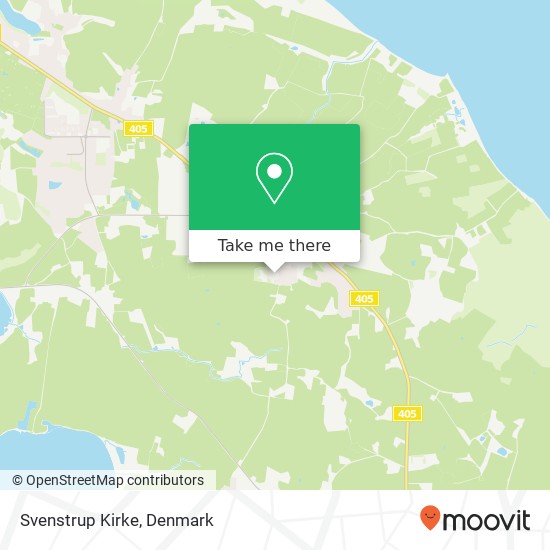 Svenstrup Kirke map