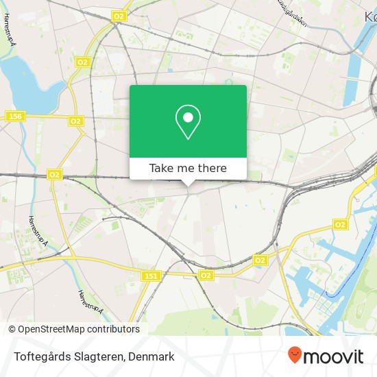Toftegårds Slagteren map