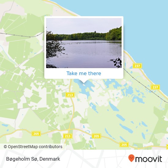 Bøgeholm Sø map