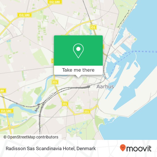 Radisson Sas Scandinavia Hotel map