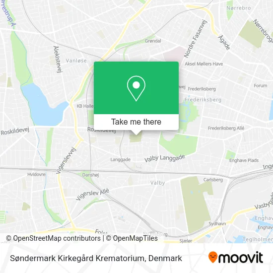 Søndermark Kirkegård Krematorium map