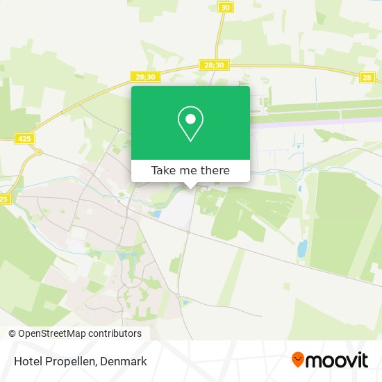 Hotel Propellen map