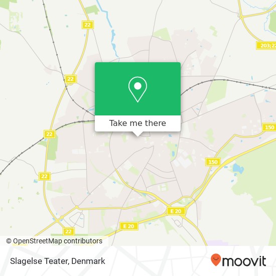 Slagelse Teater map