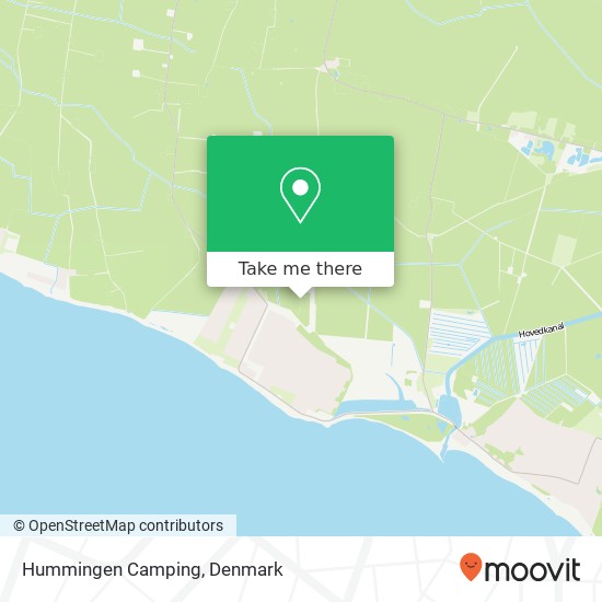 Hummingen Camping map