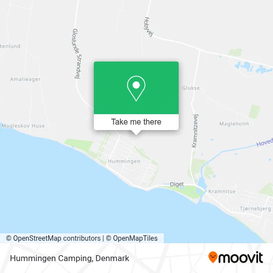 Hummingen Camping map