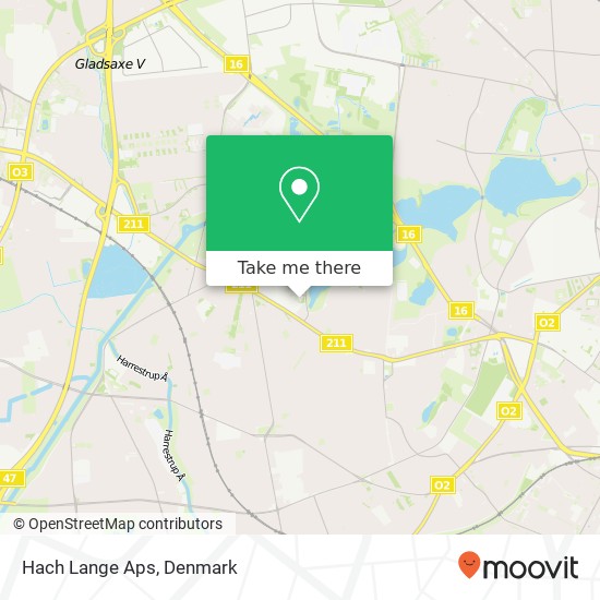 Hach Lange Aps map