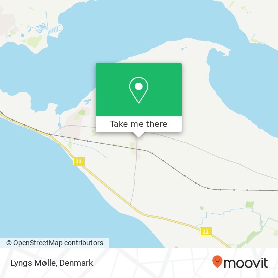 Lyngs Mølle map