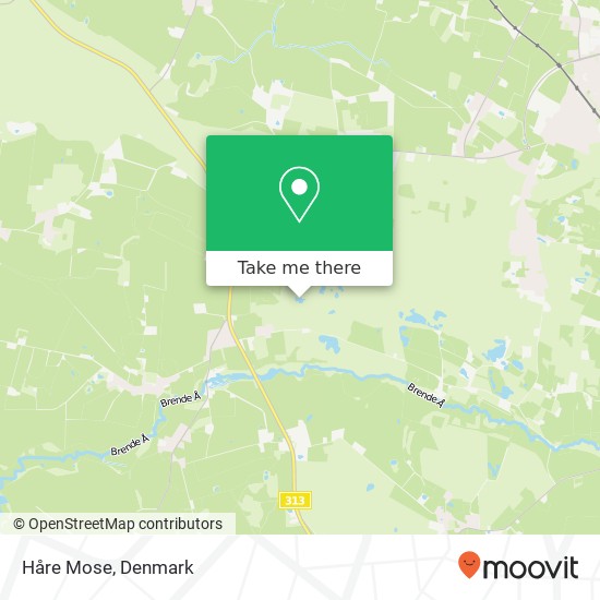 Håre Mose map
