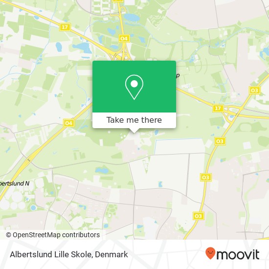 Albertslund Lille Skole map