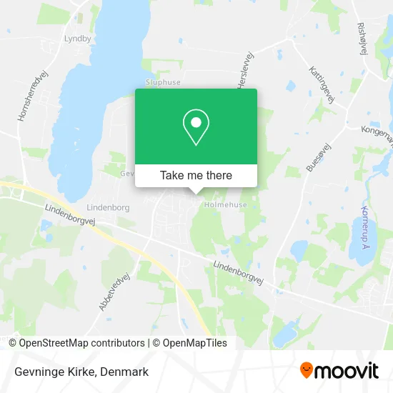 Gevninge Kirke map