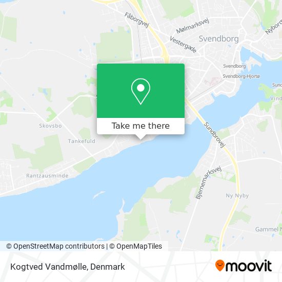 Kogtved Vandmølle map