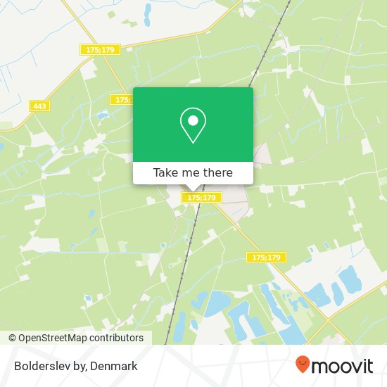 Bolderslev by map