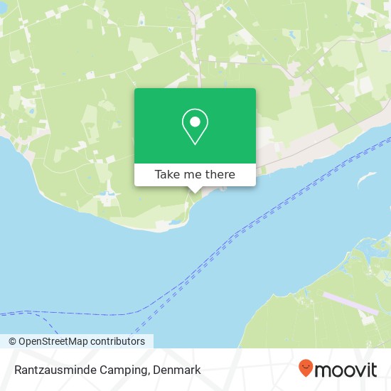 Rantzausminde Camping map