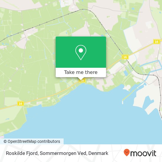 Roskilde Fjord, Sommermorgen Ved map