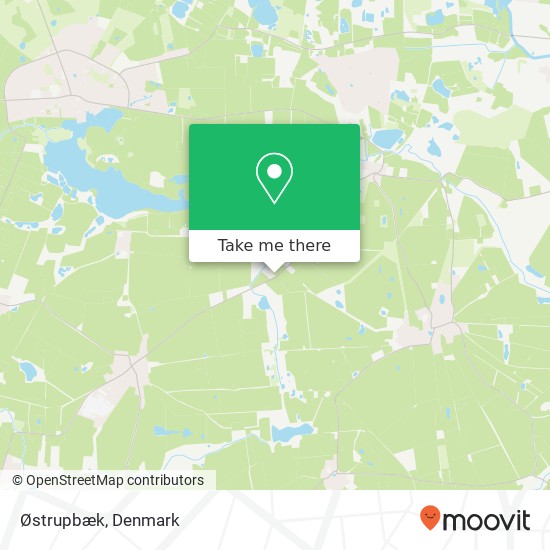 Østrupbæk map