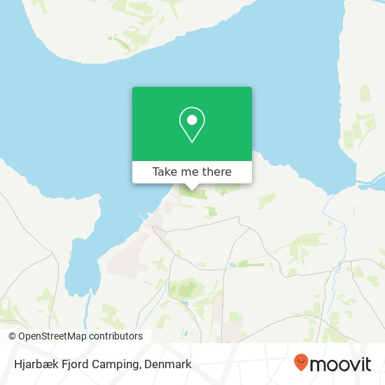 Hjarbæk Fjord Camping map