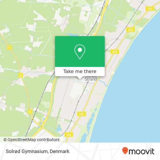 Solrød Gymnasium map