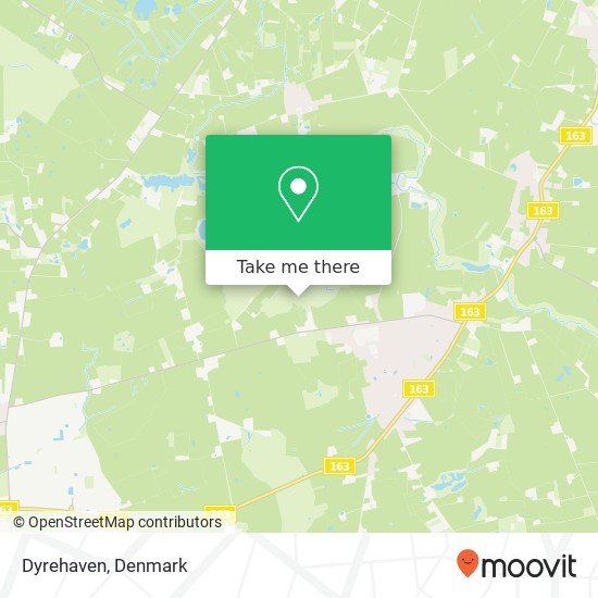 Dyrehaven map