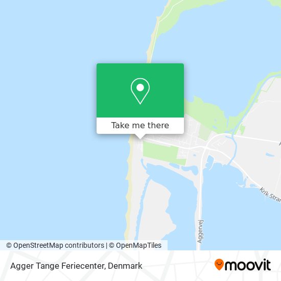 Agger Tange Feriecenter map